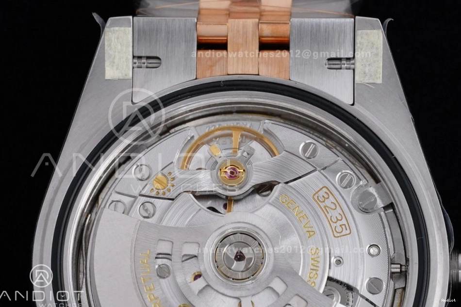 126331 Best SH3235 RG Jubilee Diamonds 1:1 SS DateJust Steel 41 on Dial Bracelet RG Edition Clean 904L 0325